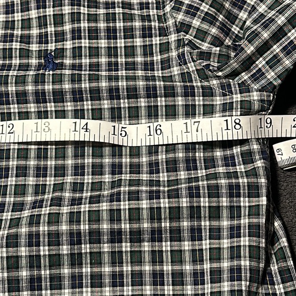 Ralph Lauren Polo Boys Checked Button-Up, EUC, Size 14/16 - Picture 6 of 9